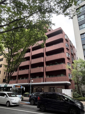 福岡市中央区赤坂、中古マンションの外観画像です