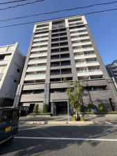 福岡市中央区港、中古マンションの外観画像です