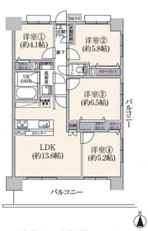 相模原市緑区西橋本、中古マンションの画像です
