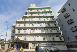 豊橋市弥生町、中古マンションの外観画像です