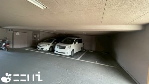 姫路市伊伝居、マンションの駐車場画像です