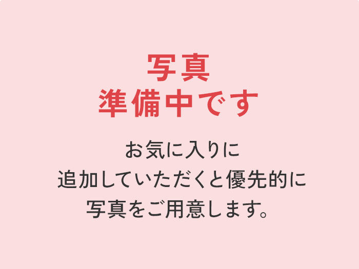 写真準備中です お気に入りに追加していただくと優先的に写真をご用意します。