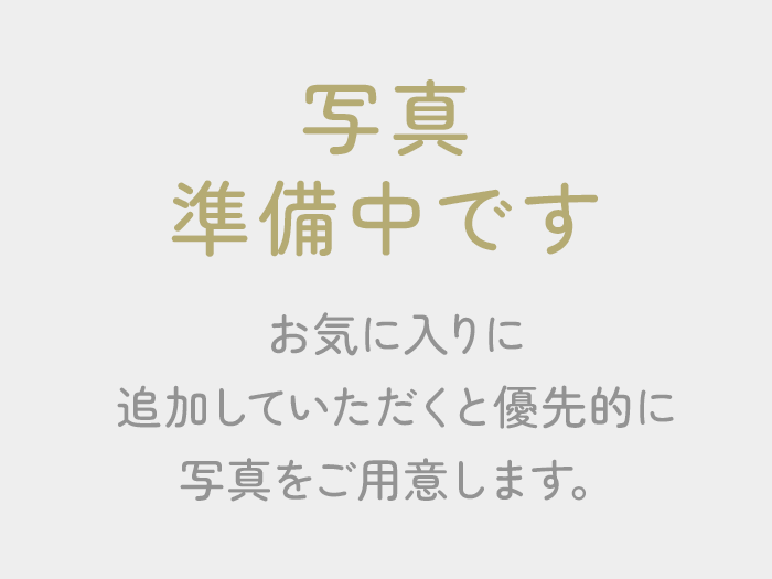 写真準備中です お気に入り追加していただくと優先的に写真をご用意します。